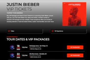 Justin Bieber Tickets