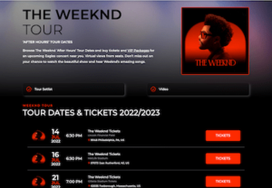 Weeknd Tour